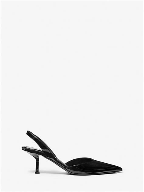 michael kors zehentrenner holly|Holly Patent Leather Pump .